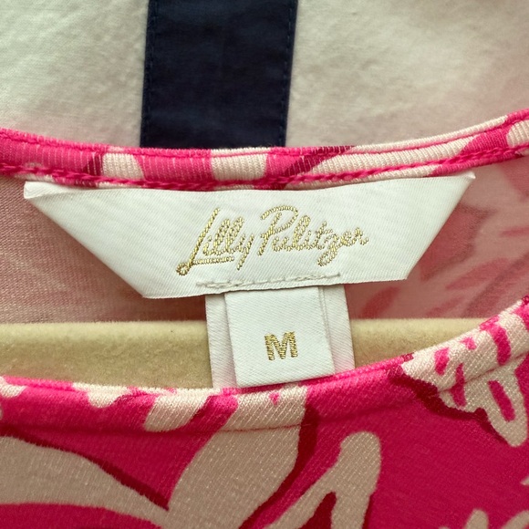 Lilly Pulitzer pink and white maxi dress worn once - Picture 2 of 11